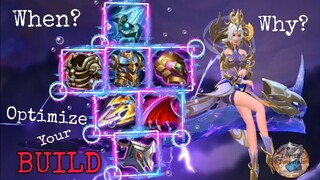 BEST BUILD OPTIMIZATION - WHEN & WHY You Need To Buy These Items/ Mythic Solo Rank/ Tagalog Tutorial