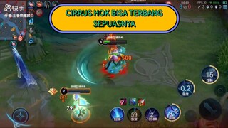 Hero Cirrus yang bisa terbang seluasnya, pharsa Mlbb tidak ada lawan #HOK #HonorOfkings #Gameplay