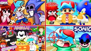 SONIC.EXE PLAYS SQUID GAME !! - Friday Night Funkin' Best Animations #67