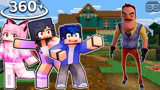 APHMAU Escape From THE NEIGHBOR In Minecraft!