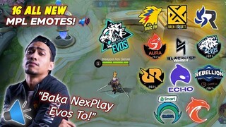 BOSES ni DOGIE NASA EMOTE NA! ALL 16 NEW MPL EMOTES in MOBILE LEGENDS! 💎💎💎 - MLBB