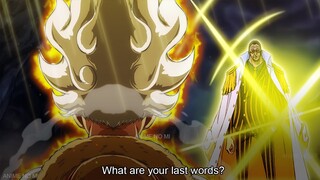 Kizaru's Final Attack on Luffy and the Straw Hats - One Piece 1073