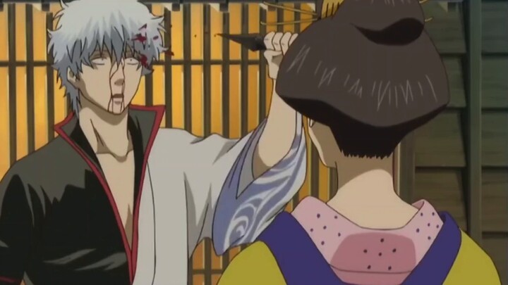 [ Gintama ] Gin-san praises Tsukiyomi as a good girl