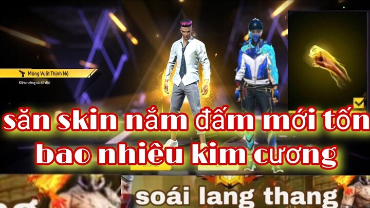 Free fire| săn skin nắm đấm móng vuốt thịnh nộ - review vòng quay thịnh nộ