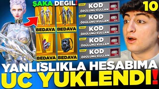 YANLIŞLIKLA HESABIMA UC YÜKLENDİ! TÜM NİHAİ SETLERİ 7 SEVİYE QBZ ve SCARI BEDAVA ALDIM! PUBG Mobile