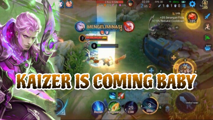 KAIZER IS COMING BABY