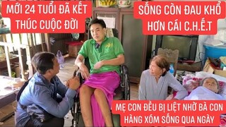 Thăm lại gia đình con bại liệt mẹ nằm lở loét trên giường nghiệp gì mà nặng thế...?