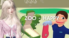【ZOO - HAPPY ANIMALS】MAIN SANTAI DULUU~ |INDONESIA
