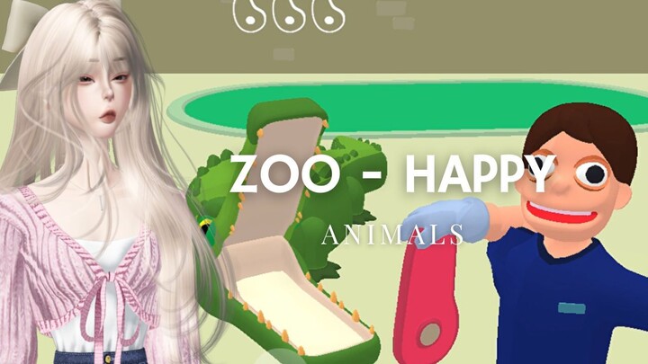 【ZOO - HAPPY ANIMALS】MAIN SANTAI DULUU~ |INDONESIA