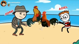Adu ayam jago | Animasi