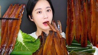 [ONHWA] Tiếng nhai cá trích bán khô 🤎 Thịt cá trích bán khô hương vị mùa đông!