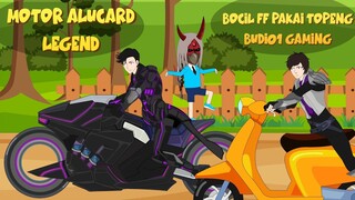 MOBILE LEGENDS ANIMATION | MOTOR ALUCARD LEGEND DAN BOCIL FF PAKAI TOPENG BUDI01 GAMING