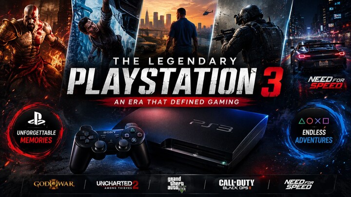 🔥 PlayStation 3 – The Legendary Gaming Era 🎮