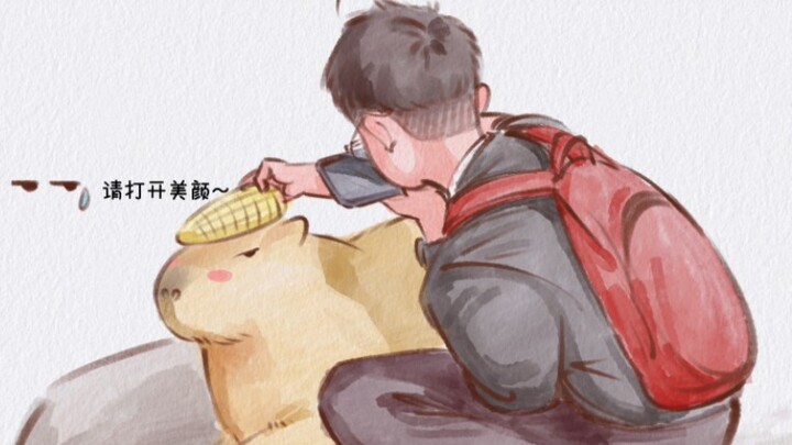 Capybara: Humans with no sense of personal space—don’t forget to turn on your beauty filter!