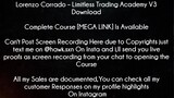 Lorenzo Corrado Course Limitless Trading Academy V3 Download