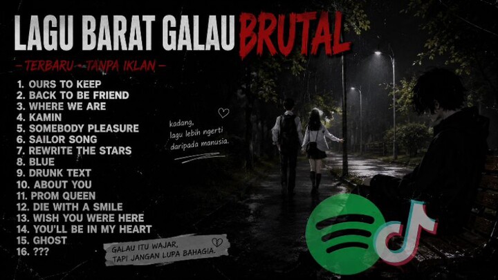 List Lagu Barat Galau Viral Tiktok Terbaru 2025 Ours To Keep, Back To Be Friend Speed + Reverb