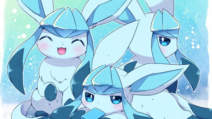 No.471 Glaceon Fan Collection 2 By controlling body temperature, the surrounding air freezes and ice