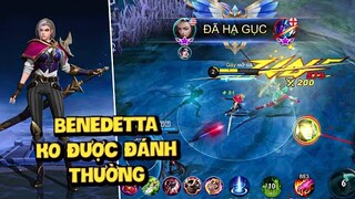 MLBB | CHƠI BENEDETTA LÀ KO ĐƯỢC ĐÁNH THƯỜNG! GÁNH TEAM RANK THẦN THOẠI VỚI SKIN 51💎 &quot;RẺ NHƯ CHO&quot;!