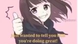 Motivation from an anime girl: