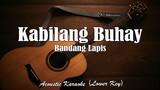 Kabilang buhay- Bandang Lapis (Acoustic Karaoke) Lower Key