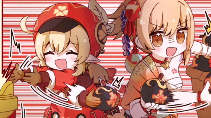 [Genshin Impact Cute] Xiao Gong: Why are you so skilled at playing Klee?