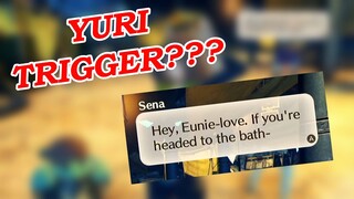 Eunie and Sena bit of yuri moment 💗- yuri at Xenoblade chronicles 3