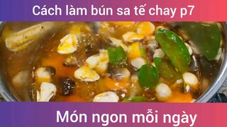 Làm bún sa tế chay p7