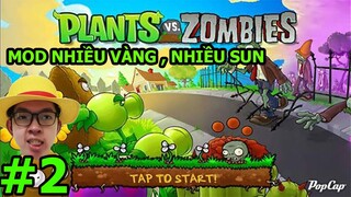 Plants vs Zombies Tập 2 Mod Tiêu Diệt Zombie Kiếm Được Cây Mìn Khoai - Hoa quả nổi giận - thành ej