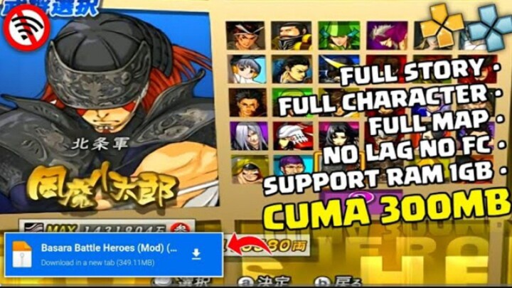 Game Wibu Basara Ppsspp Ukuran Kecil Grafik HD