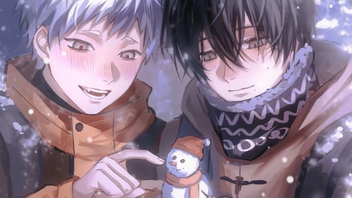 รอหิมะตก【กระบวนการวาดภาพ】