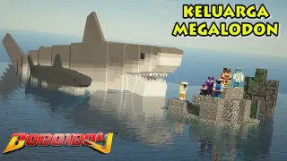 BoBoiBoy Kuasa 7 Bertemu Keluarga Megalodon - Minecraft BoBoiBoy & Upin Ipin Mod