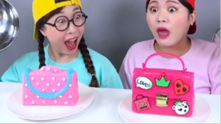 Thử thách trang điểm sô cô la phần 2#mukbang #asmrngon