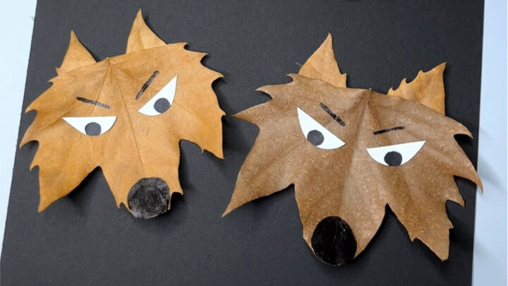Take your children outdoors, pick up some sycamore leaves, and make a simple and interesting Big Bad