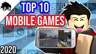 Roblox Top 10 Mobile Games in 2020