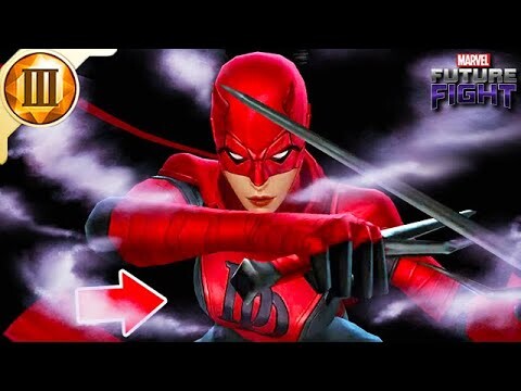 Elektra isnt blind but she did not see this coming - Marvel Future Fight