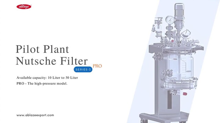 Glass Nutsche Filters - Ablaze Export pvt ltd