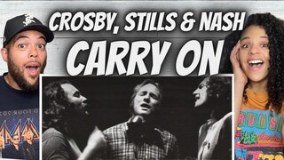 GROOVY!| FIRST TIME HEARING Crosby , Stills & Nash -  Carry On REACTION