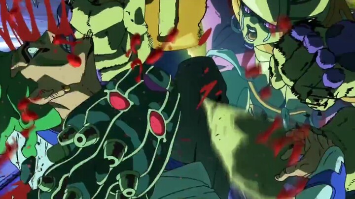 JOJO famous scenes, the most and strongest Muda Muda fist in the history of fur, Blu-ray HD version