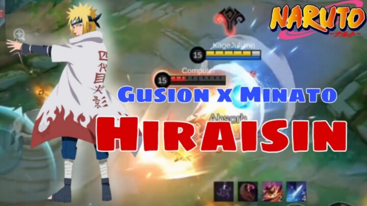 Review Skin Gusion Kolaborasi Naruto " Minato Namikaze " Bisa duo maut sama Naruto🔥🔥