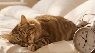 Cat vs. Alarm Clock! The Most Relatable Morning Struggle 😹⏰