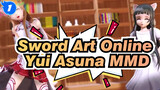 Dunia Super Nuko Yui dan Asuna | Sword Art Online MMD_1