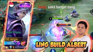 MANIAC !!!, SOLO RANK LING COBAIN BUILD ALBERT WKKWKWK - LING FASTHAND GAMEPLAY #29