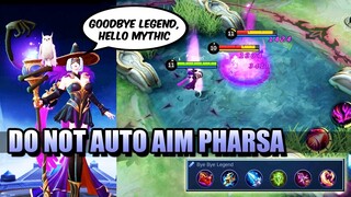 REACHING MYTHIC WITH PHARSA GAMEPLAY - PHARSA BUILD, EMBLEM AND SPELL - MLBB