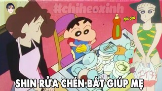 Shin Rửa Chén Bát Giúp Mẹ | Shin Cậu Bé Bút Chì | #CHIHEOXINH