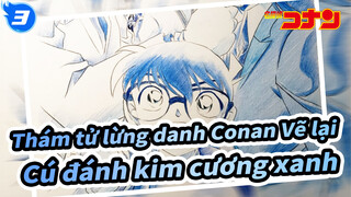 [Thám tử lừng danh Conan Vẽ lại] Áp phích Cú đánh kim cương xanh_3