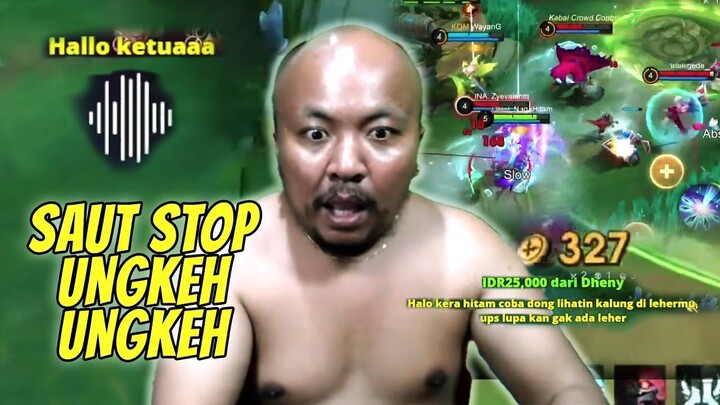 SAUT UDAHLAH JANGAN UNGKEH UNGKEH TERUS WOI !!!