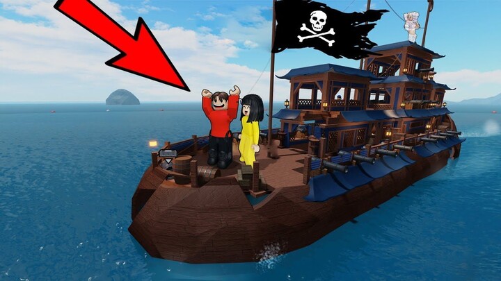 Yuta, Mio Dan Baby Celine Kabur Dari Kapal Bajak Laut  ROBLOX