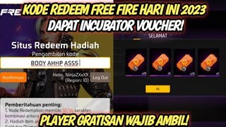 KODE REDEEM VOUCHER INCU FF - KODE REDEEM FREE FIRE TERBARU HARI INI 13 MARET 2023