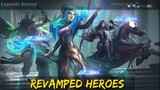 REVAMPED HEROES VEXANA FARAMIS LEOMORD PROJECT NEXT 3 RISE OF THE NECROKEEP MOBILE LEGENDS BANG BANG