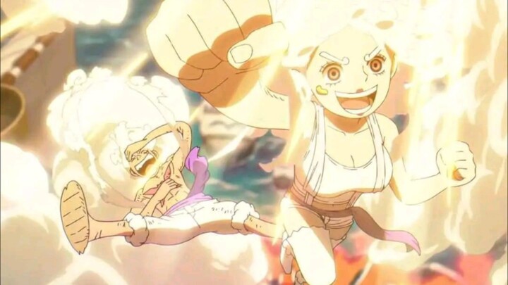 MOMEN LUFFY DAN BONNEY MENJADI NIKA